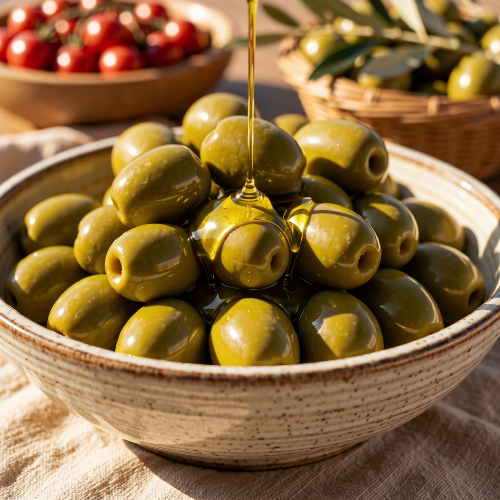 Olivas y aceite